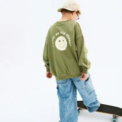 Crewneck Momu, 4140 green