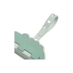 Croco silikone sutteholder, green