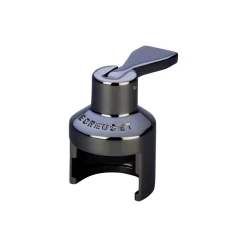 Crown champagneprop, sølv/sort