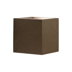 CUBE Up/Down væglampe, rust