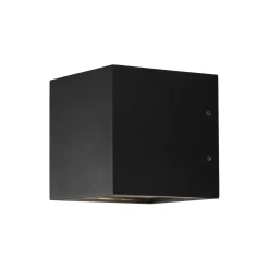 CUBE Up/Down væglampe, sort