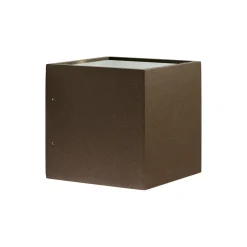 CUBE XL Up/Down væglampe, rust