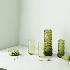 Danish Summer Carafe, olive green