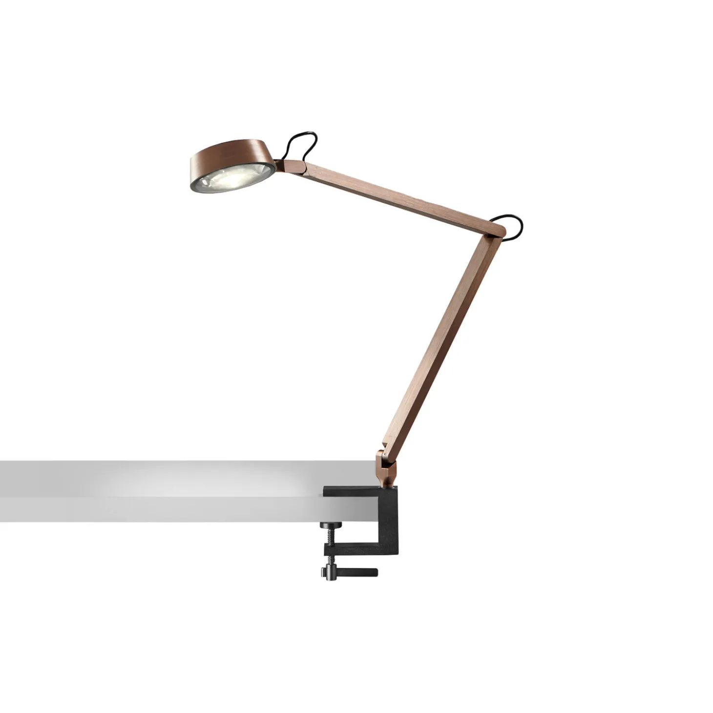 DARK T1 bordlampe, rose gold