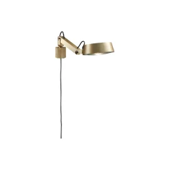 DARK W1 væglampe, brass