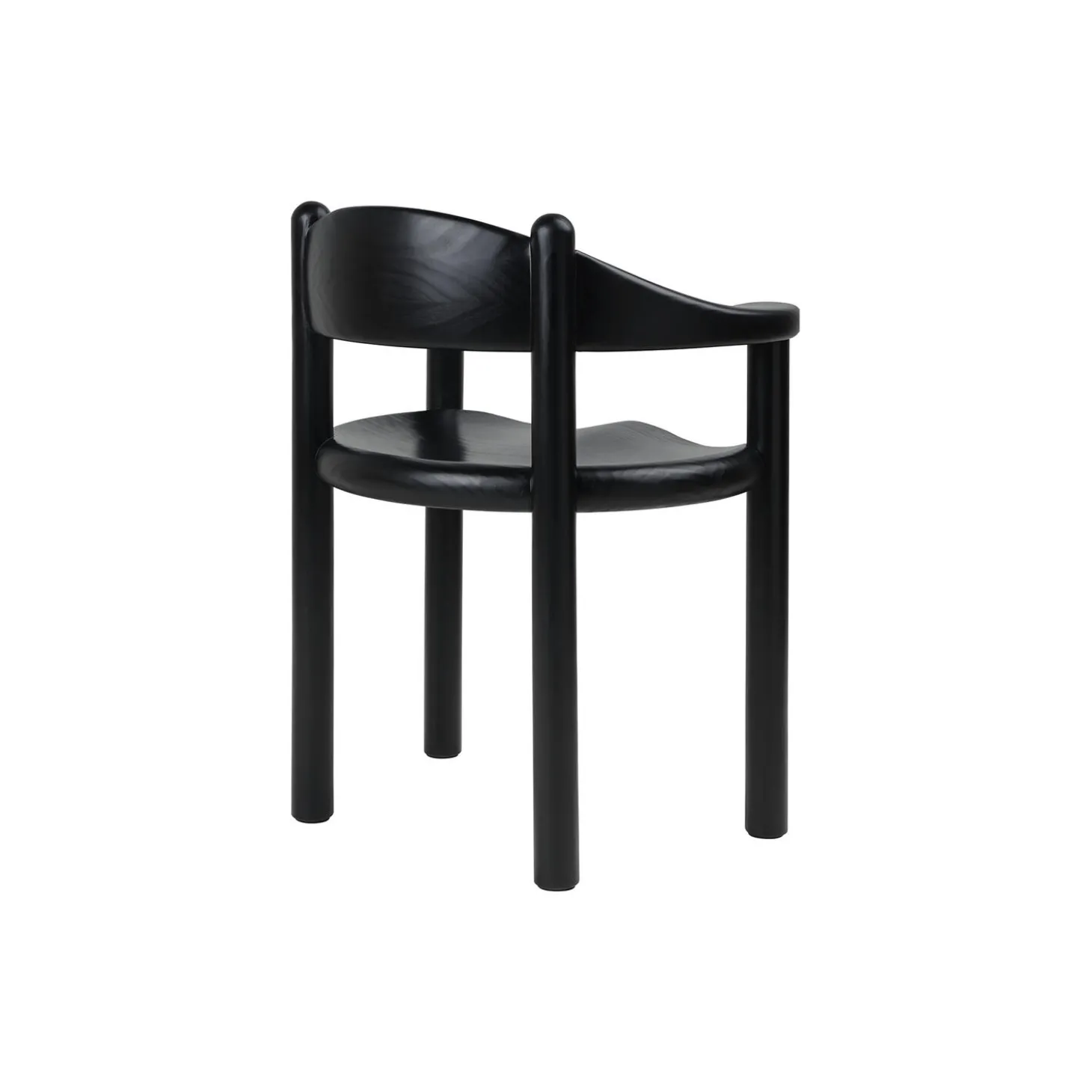 Daumiller Dining Armchair, brown/black pine