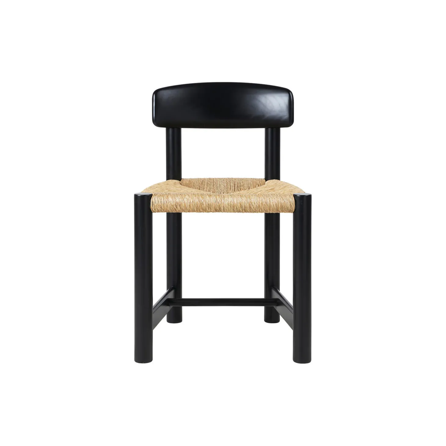 Daumiller Side Chair, brown/black pine