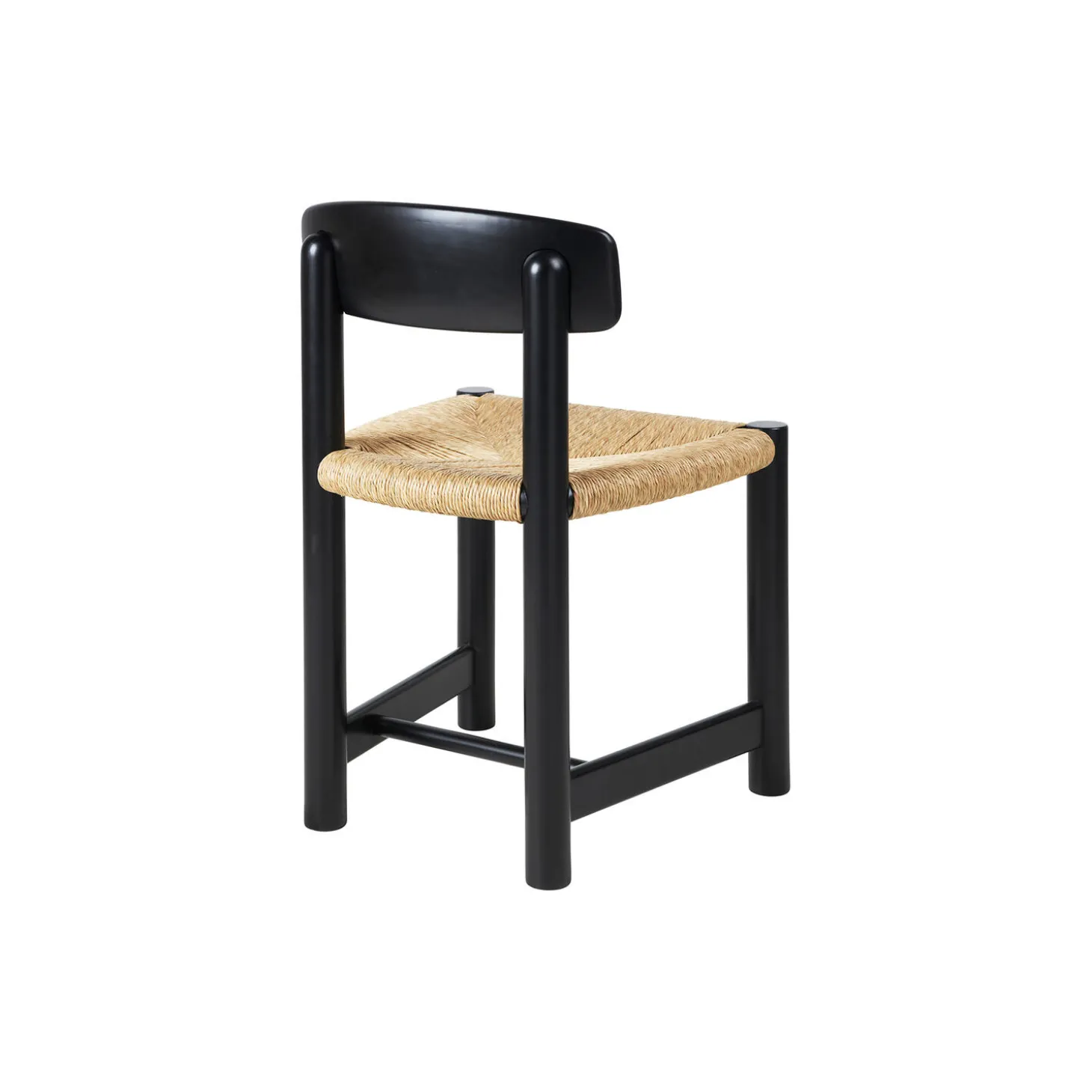 Daumiller Side Chair, brown/black pine