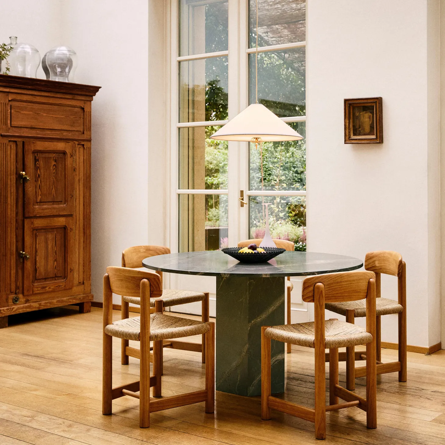 Daumiller Side Chair, golden pine