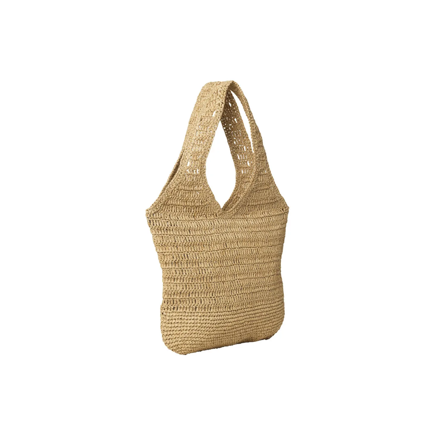 Day Crochet Tote, coriander beige