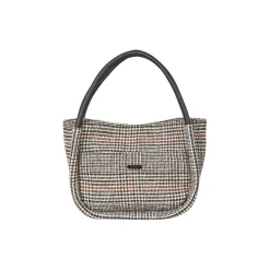 Day GW Woolen Check XS Shopper, forest night