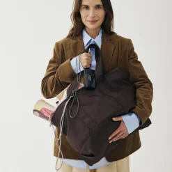 Day RE-Mono Tote, chocolate plum