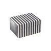 Day Stripes Jewelry Box Small, navy blazer