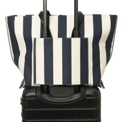 Day Travel Stripe Bag, navy blazer