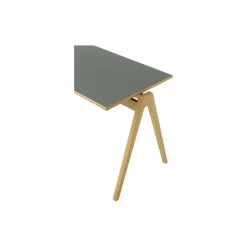 Daystak RD2 Table, honey stained beech/verde comodoro 0750