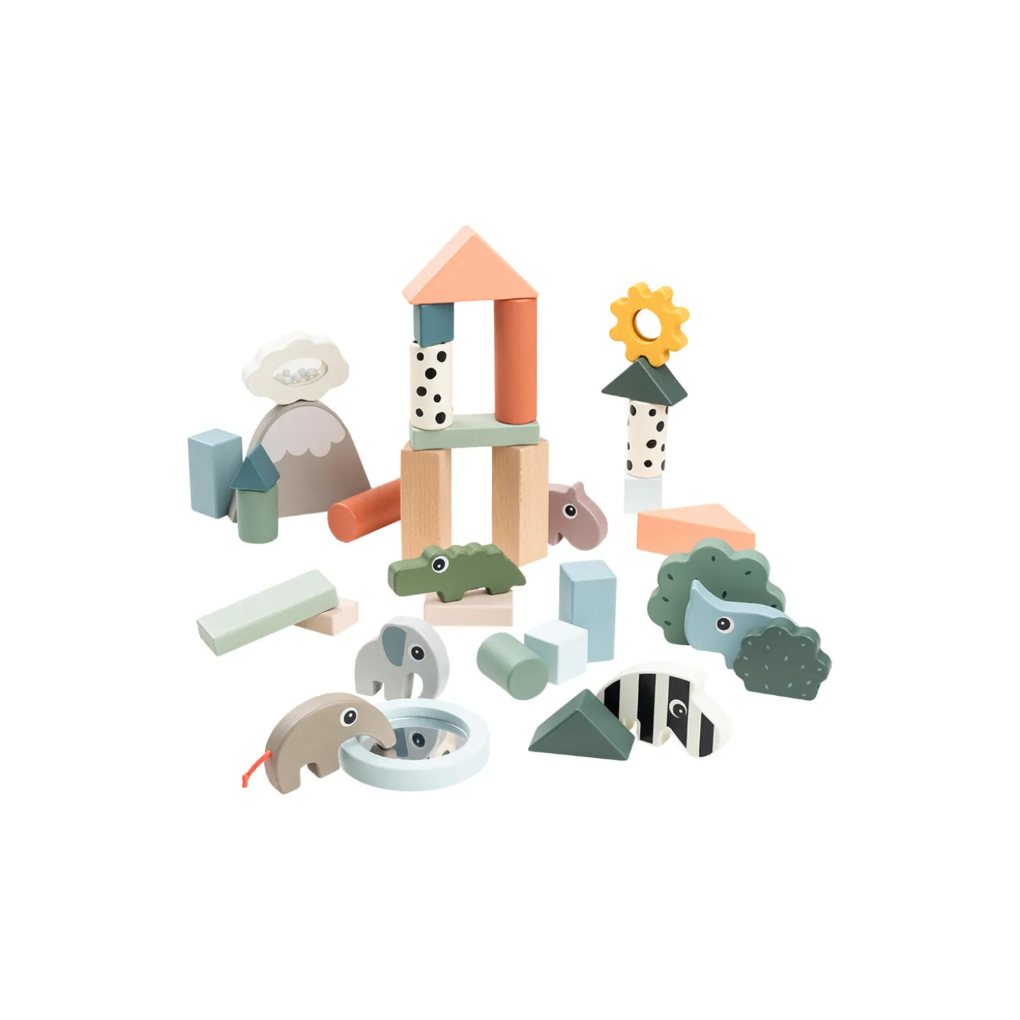 Deer Friends byggeklodser 34 stk., colour mix