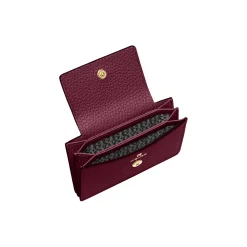 Delia Card case, burgundy