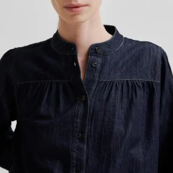Dera Denim Shirt, dark blue denim