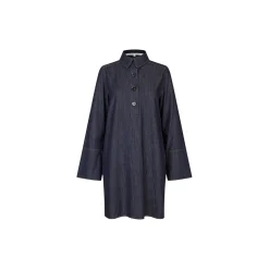 Dera Denim Tunic Dress, dark blue denim