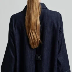 Dera Denim Tunic Dress, dark blue denim