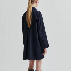 Dera Denim Tunic Dress, dark blue denim