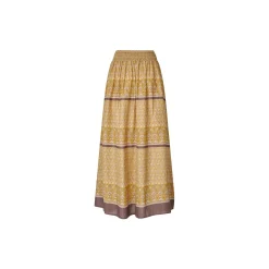 DiamondLL Maxi Skirt, mustard