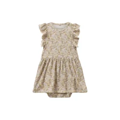 DicteSB Bodystocking, rose with yellow