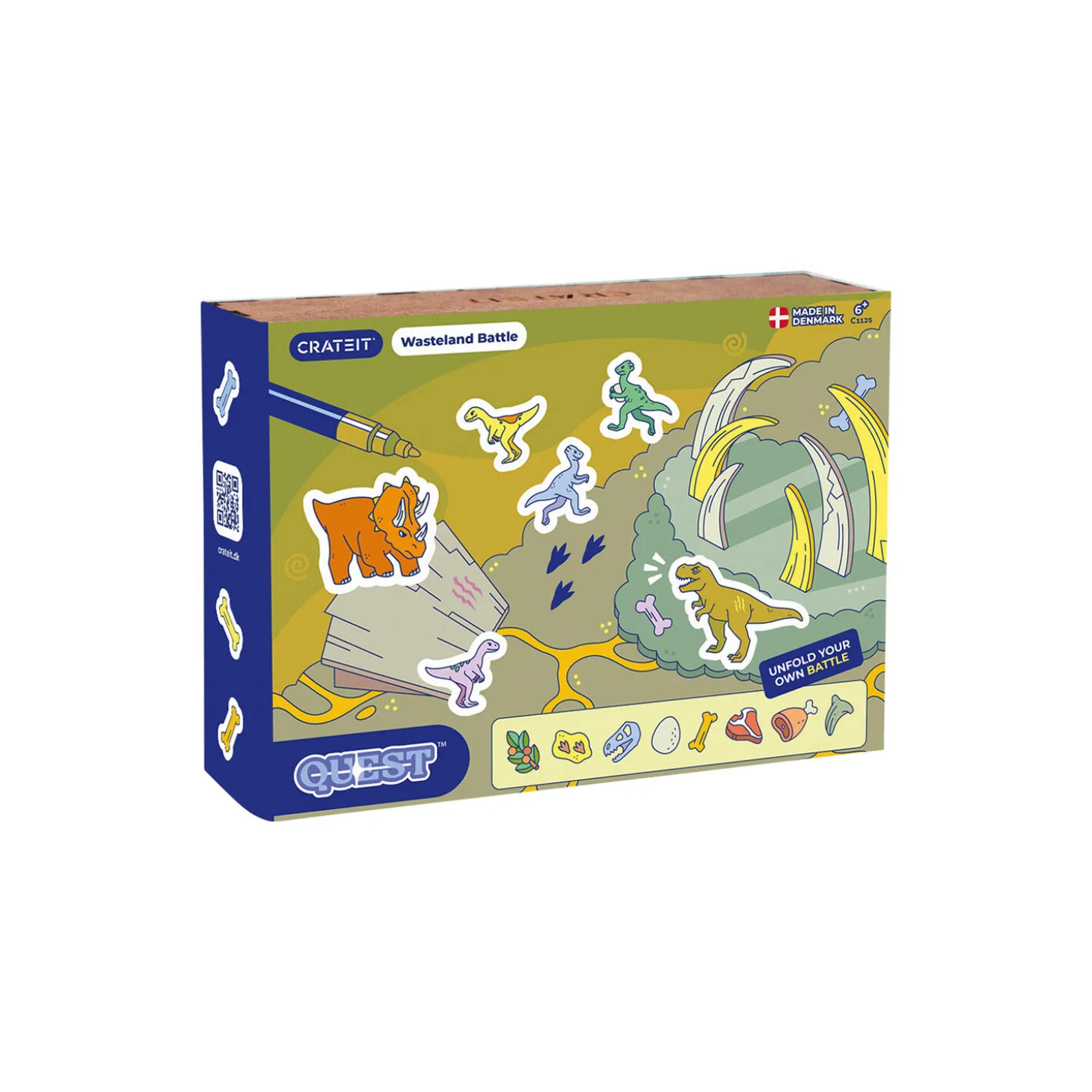 Dinosaur trælegetøj | Kampen i ødemarken