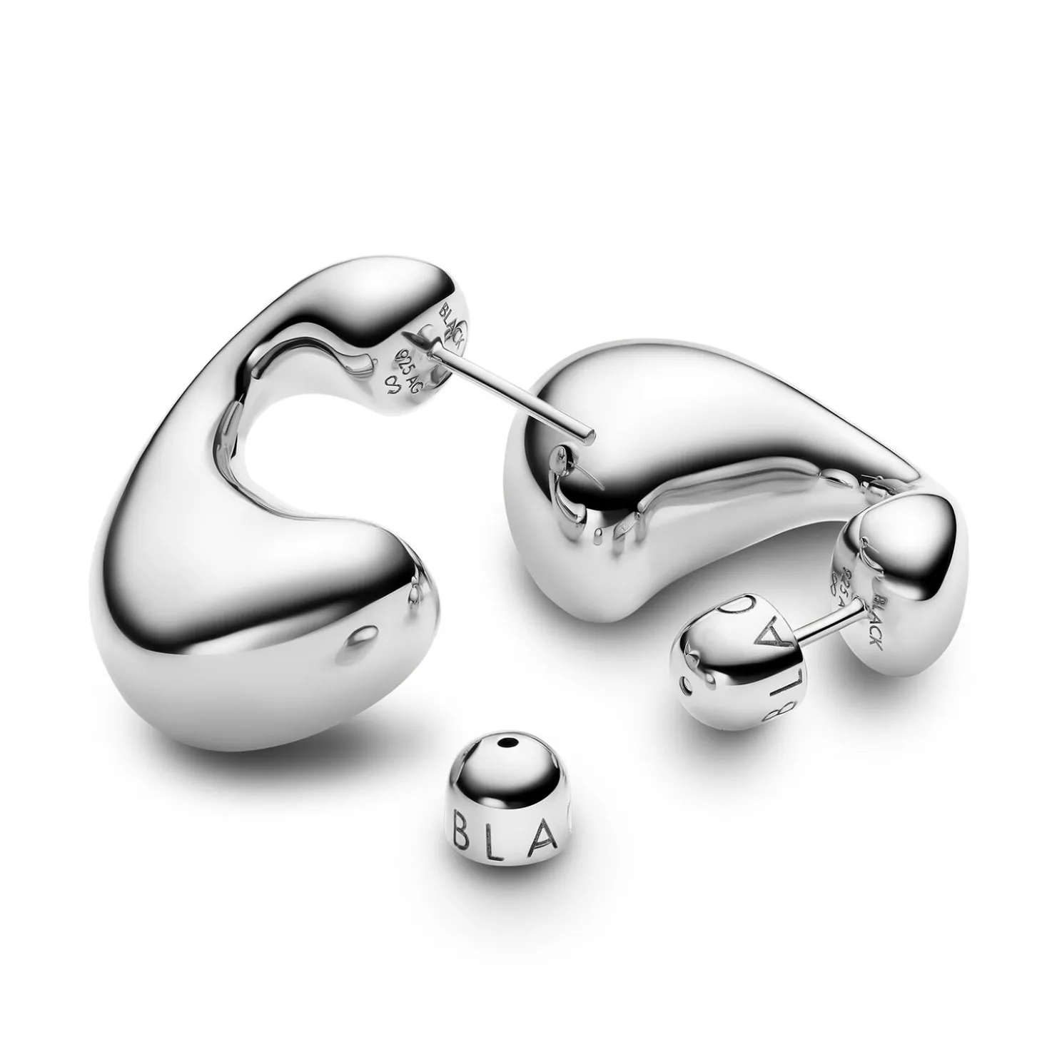 Dolphin Earring Large, silver