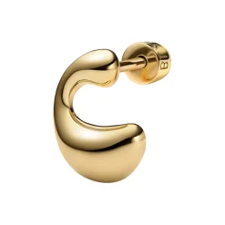 Dolphin Splash Stud Right, gold