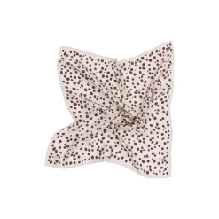 DOTS tørklæde, creme/brown