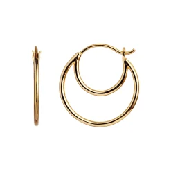 Double Creol Earring Single, gold