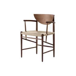 Drawn HM4 spisebordsstol, olieret valnød