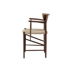 Drawn HM4 spisebordsstol, olieret valnød