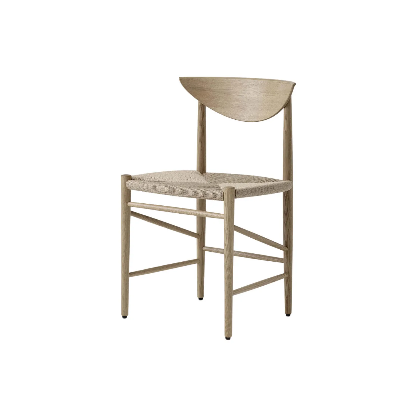 Drawn HM3 spisebordsstol, olieret eg