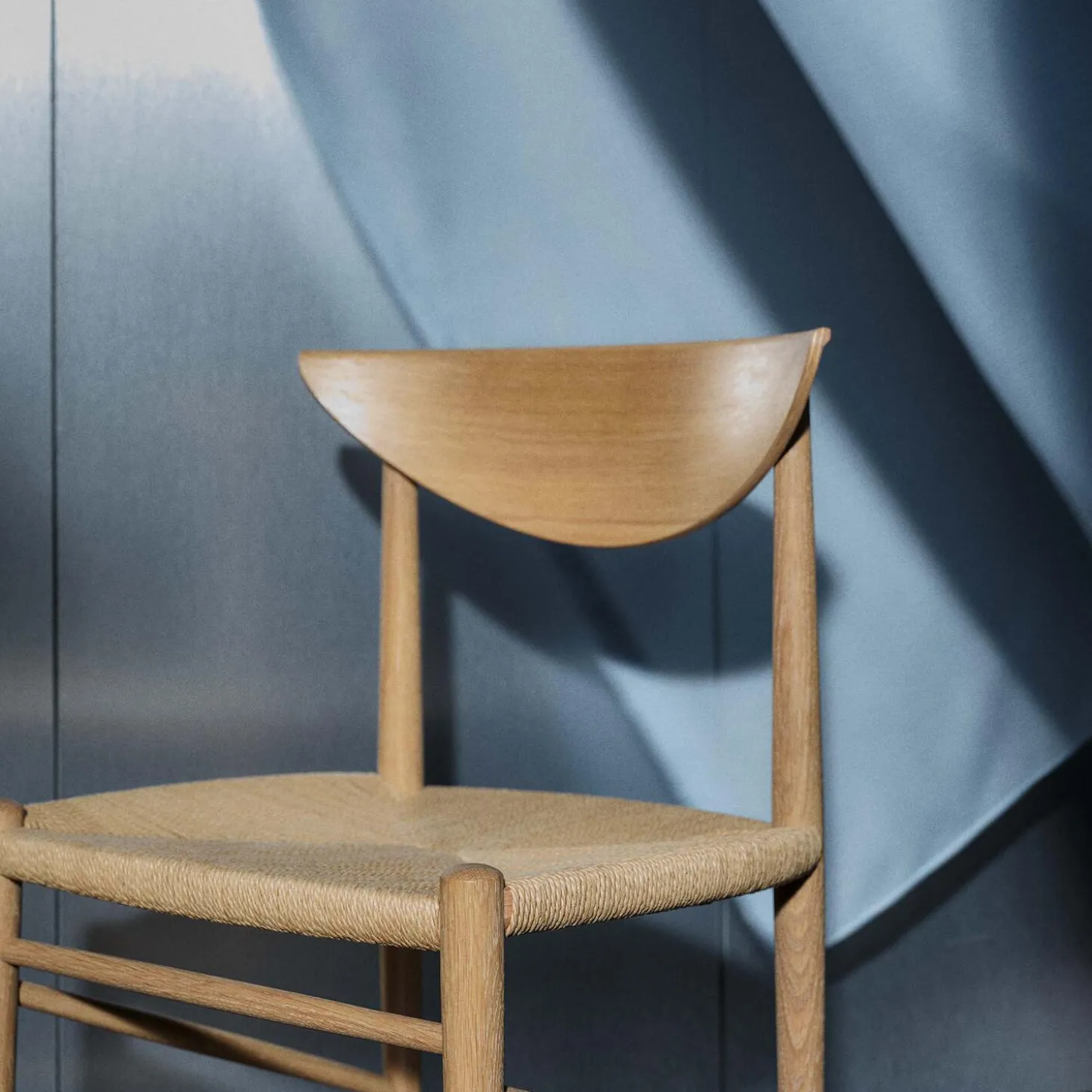 Drawn HM3 spisebordsstol, olieret eg