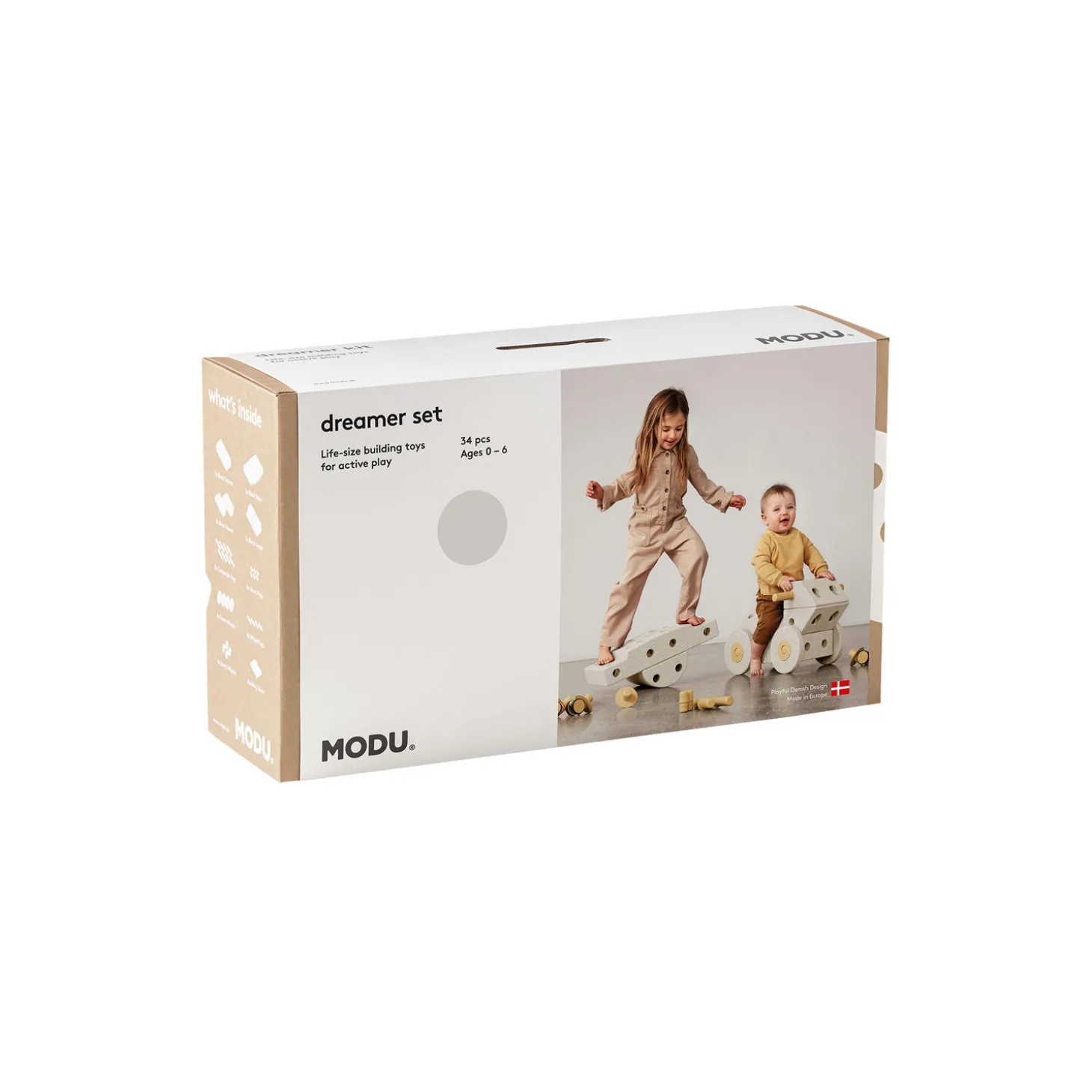 Dreamer sæt, sand grey/honey yellow