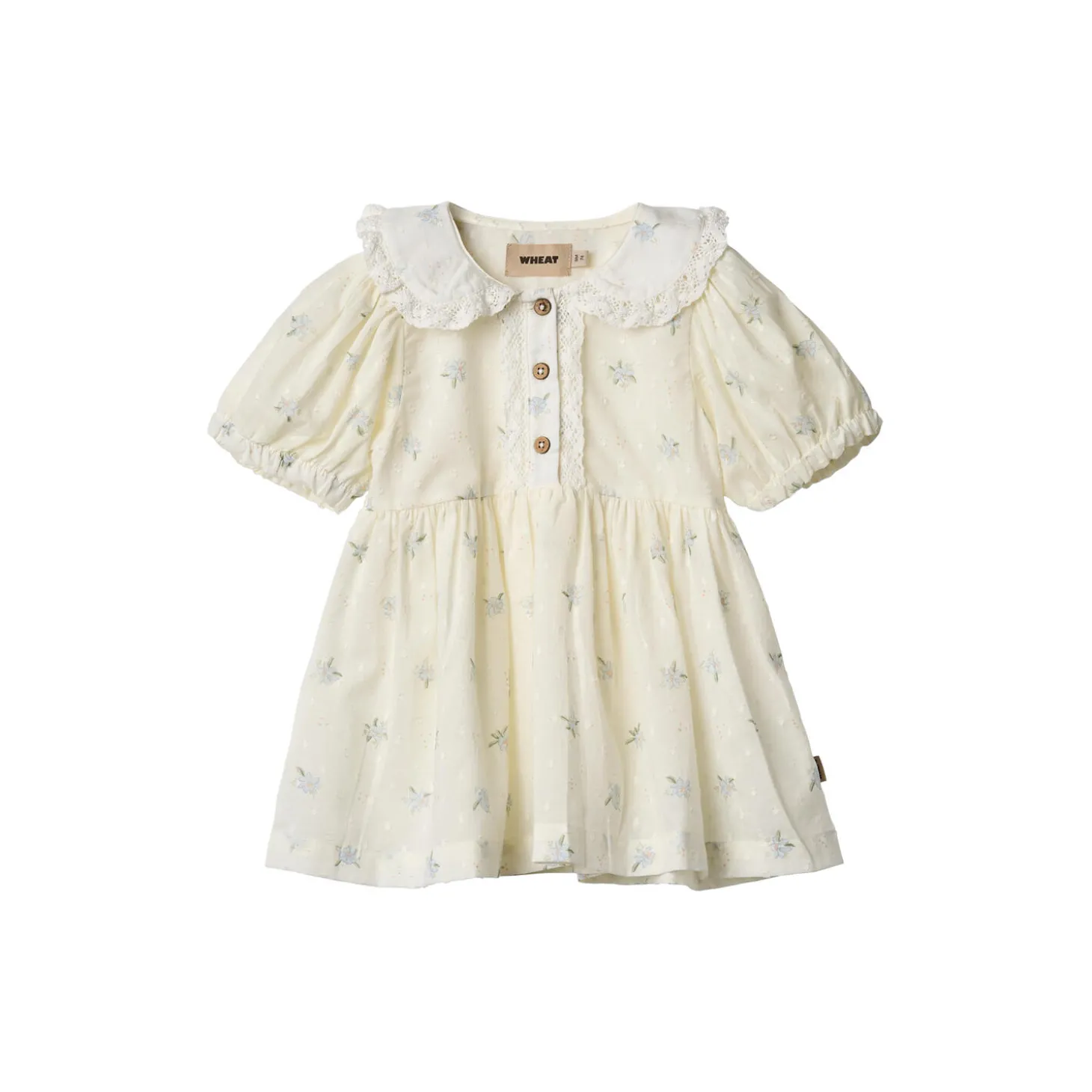 Dress Adele, 1481 blue flowers