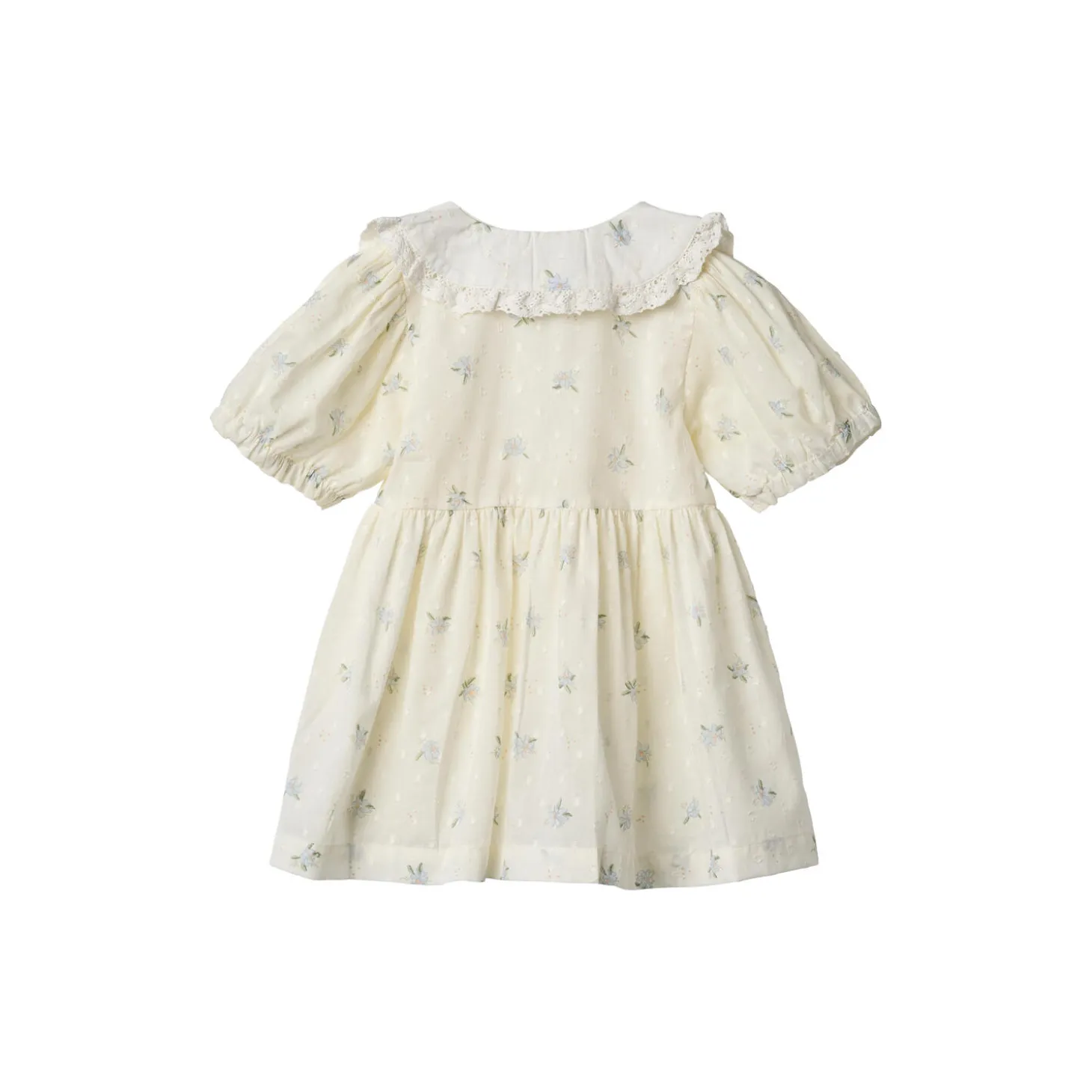 Dress Adele, 1481 blue flowers