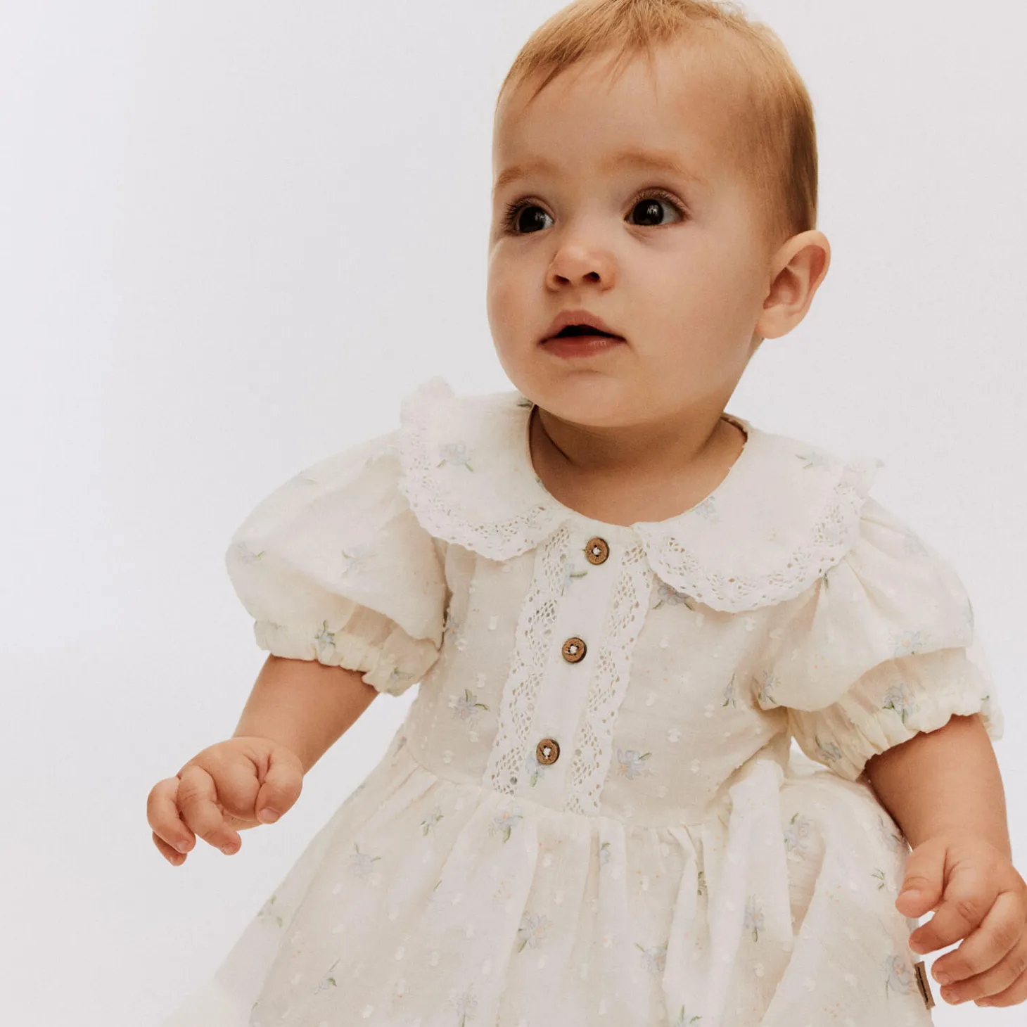 Dress Adele, 1481 blue flowers