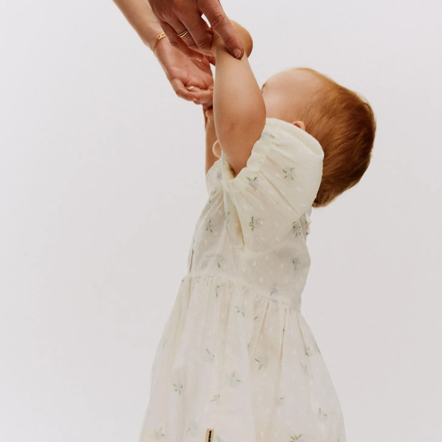 Dress Adele, 1481 blue flowers