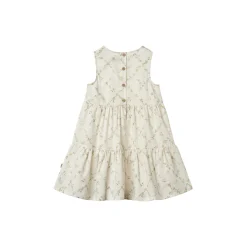 Dress Luise, 9426 ivory cheked flowers