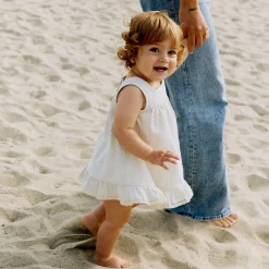 Dress Ruffle Ayla, 9444 summer blue stripe