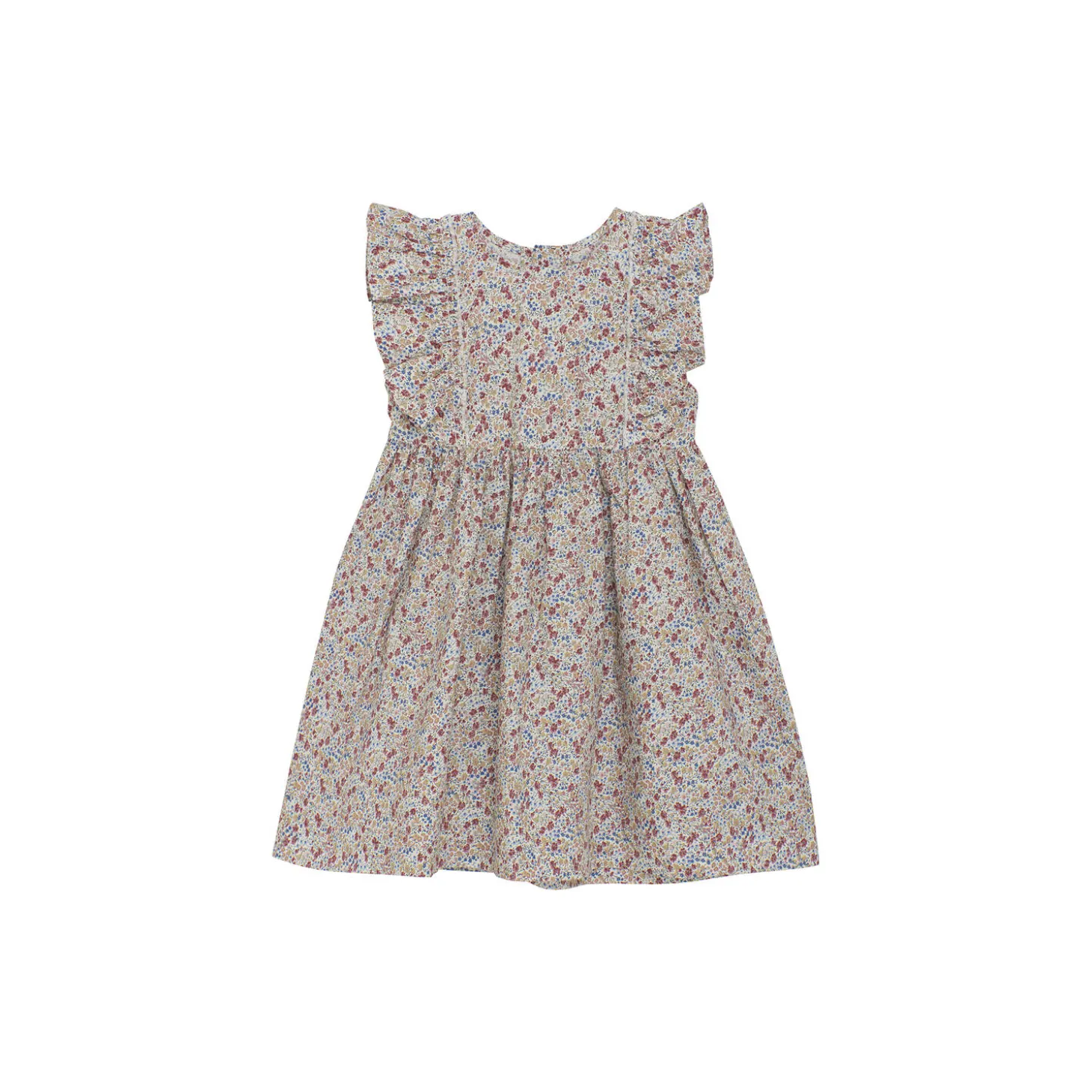 Dress SS Liberty Fabric, sepia rose