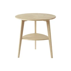 Drops Table, hvidolieret eg