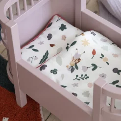 Dukkeseng med madras, blossom pink