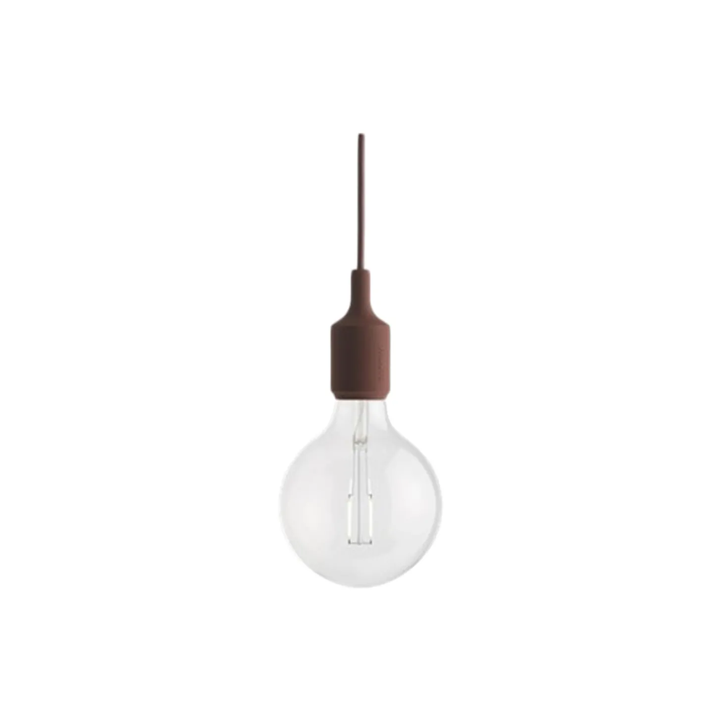 E27 Pendant Lamp, deep red