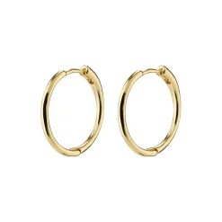 EANNA recycled medium hoops, guldbelagt