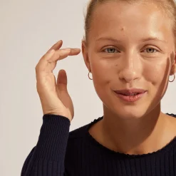 EANNA recycled medium hoops, guldbelagt