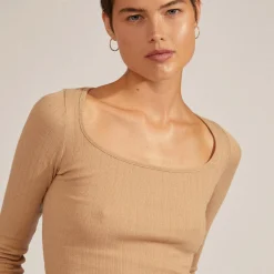 EBNA maxi krystal hoops, sølvbelagt